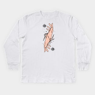 Hands of the sun Kids Long Sleeve T-Shirt